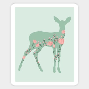 Bambi in the forest Sticker